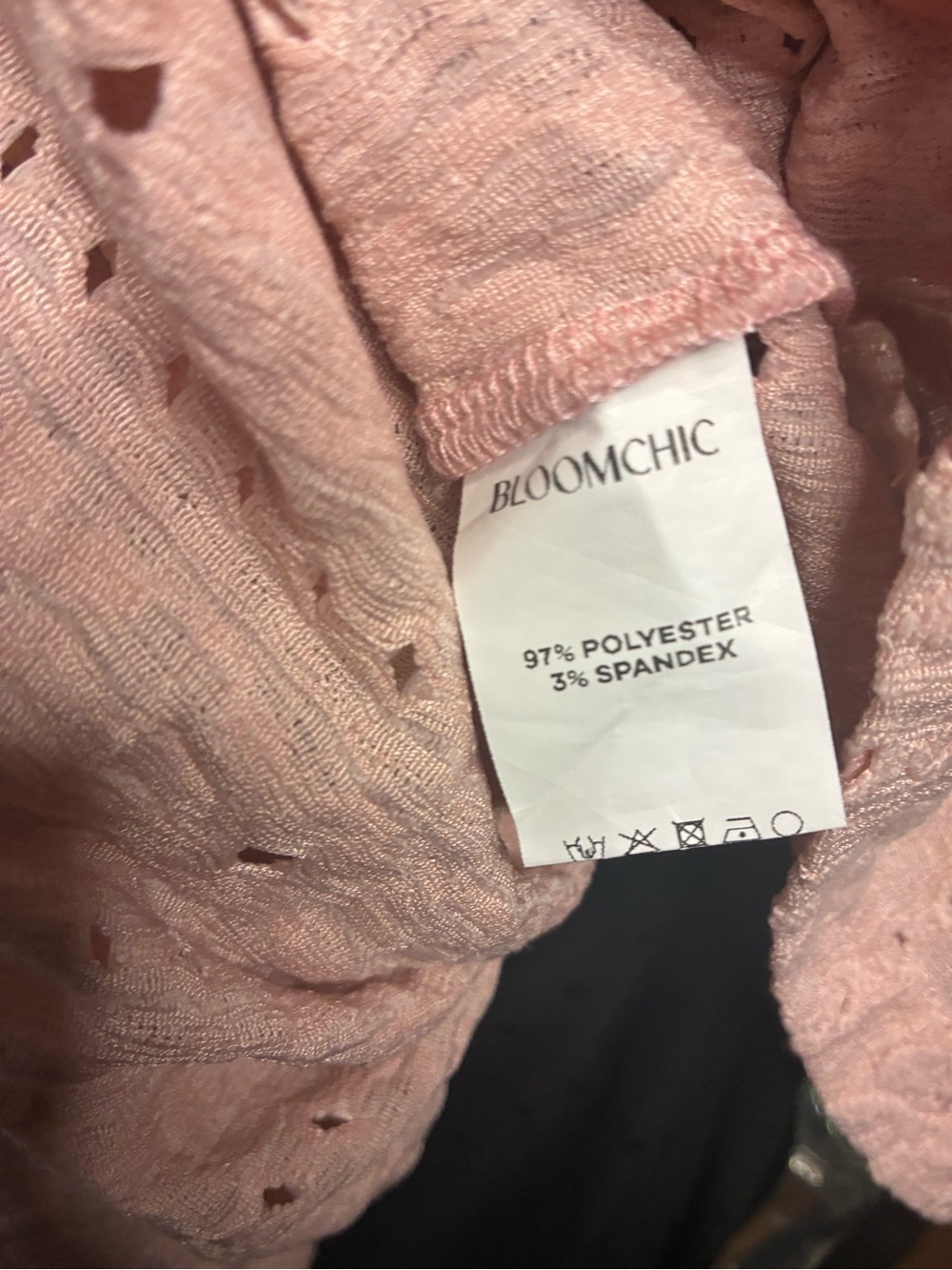 BloomChic Blush Eyelet Square-Neck Embroidered Peasant Top - Picture 5 of 9